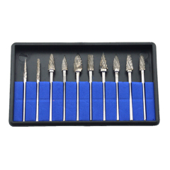 Dental Polisher Drills Assorted Tungsten Steel Carbide Burs 2.35MM