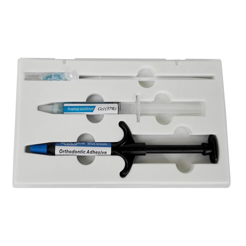 Dental Cement Light Cure Orthodontic Bracket Bonding Adhesive Blue Glue