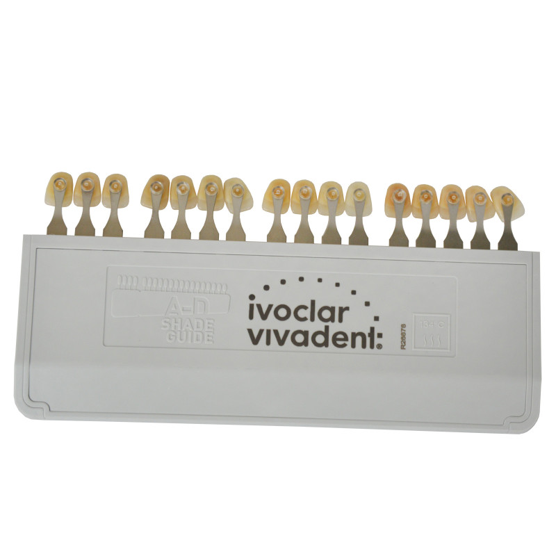 Ivoclar Vivadent Shade Guide A-D 16 Color Porcelain Teeth Based On VITA