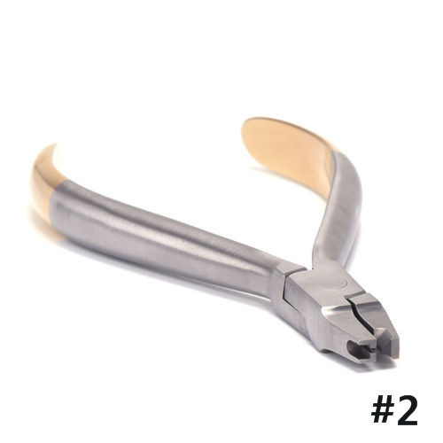 Dental Crimpable Hook Placement Orthodontic Instrument Gold-Plated Plier