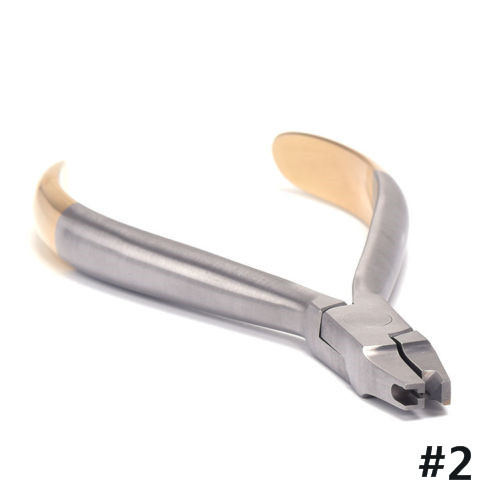 Dental Crimpable Hook Placement Orthodontic Instrument Gold-Plated Plier