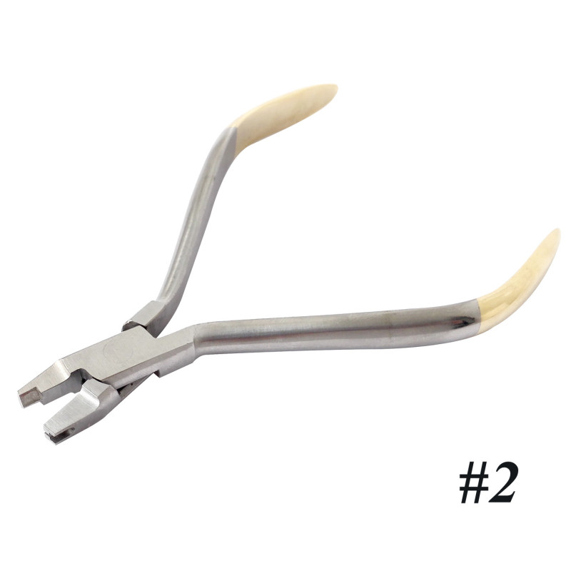 Dental Crimpable Hook Placement Orthodontic Instrument Gold-Plated Plier