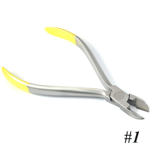 Dental TC Hard Wire Cutter Orthodontic Instrument Sst Gold-Plated Plier