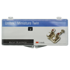 DENTAL 3M ESPE Unitek Miniature Twin Metal Brackets Mini ROTH 3 Hook (017-114)