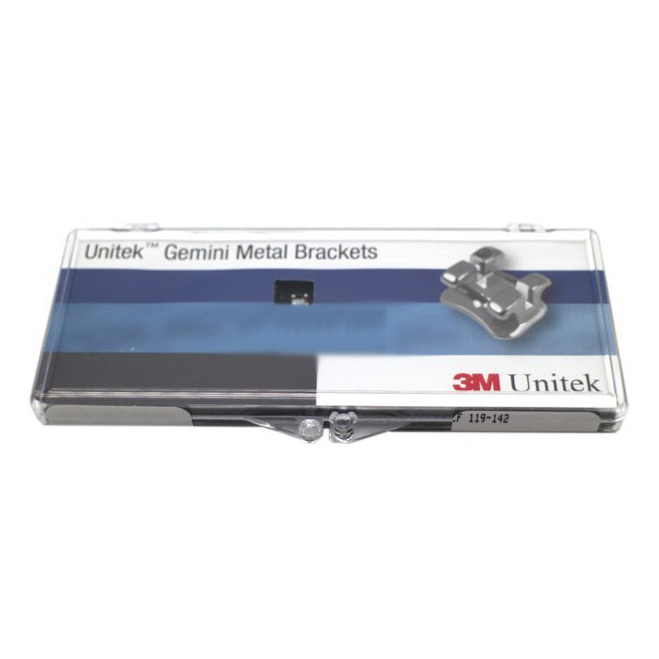 DENTAL 3M ESPE Unitek Gemini Metal Brackets MBT 3 Hook 5-5 (119-142)