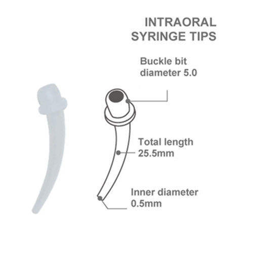 Universal Intraoral Syringe Nozzle for Dental Impression HP Mixing Tip