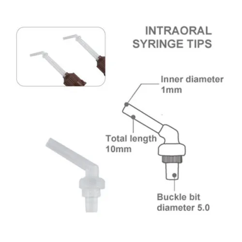 Universal Intraoral Syringe Nozzle for Dental Impression HP Mixing Tip
