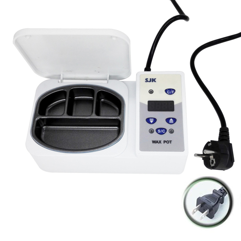 Dental Digital Wax Heater 4-Well Dipping Pot Portable Lab Equipment