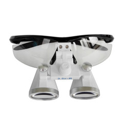 Dental Loupes 3.5X-R Surgical Binocular Optical Glass Head Light Lamp