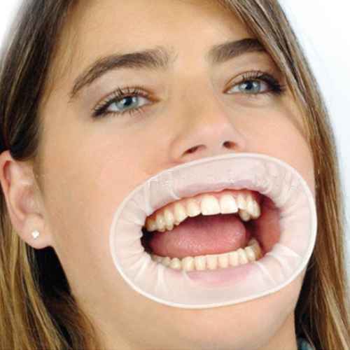 Dental Disposable Mouth Gag Soft Sterile Rubber Dam Cheek Retractor