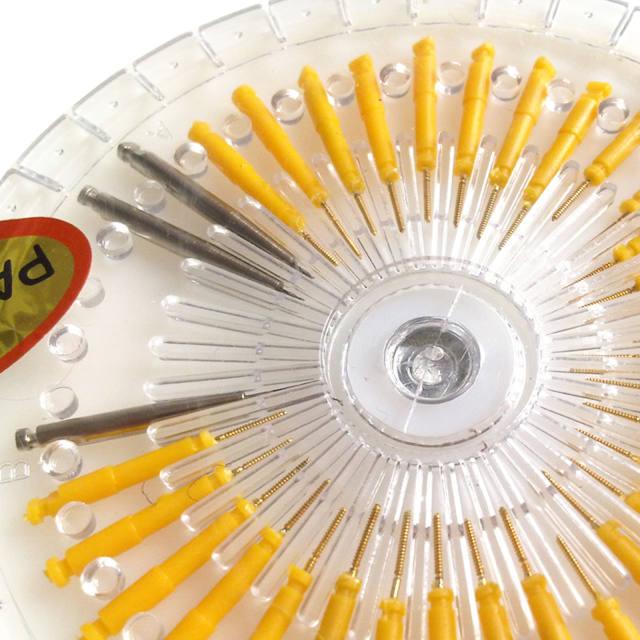 Dental Link Pins Conical Screw Posts Drills Kits Refills Plated Tapered,