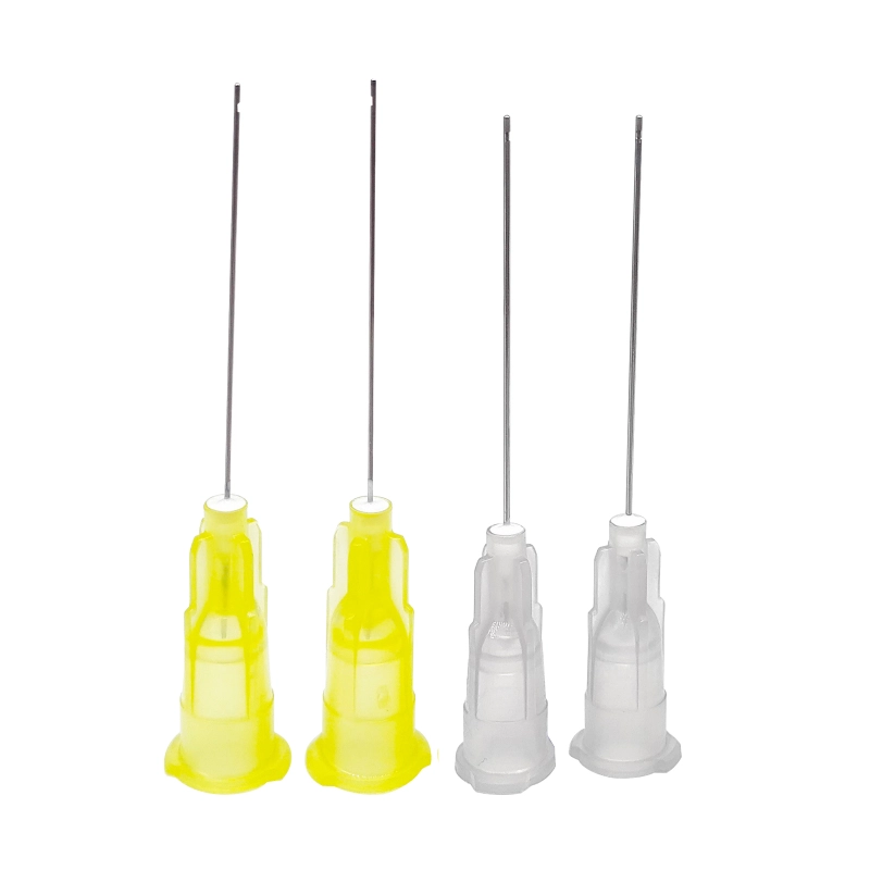 Transcodent 30 Gauge Double Vent Endo Irrigation Needles, Yellow, 25/Pk