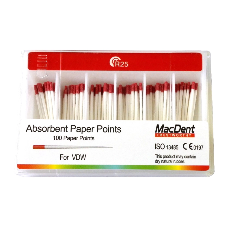 MacDent Dental Absorbent Paper Points For VDW R25 R40 R50
