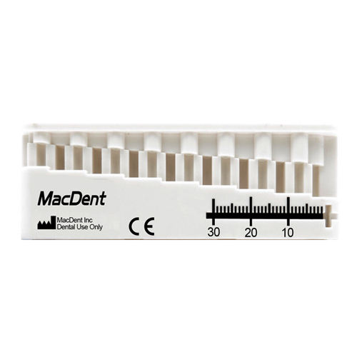 Dental MacDent MINI-ENDO-BLOC Endo Root Canal Measuring Ruler,MacDent