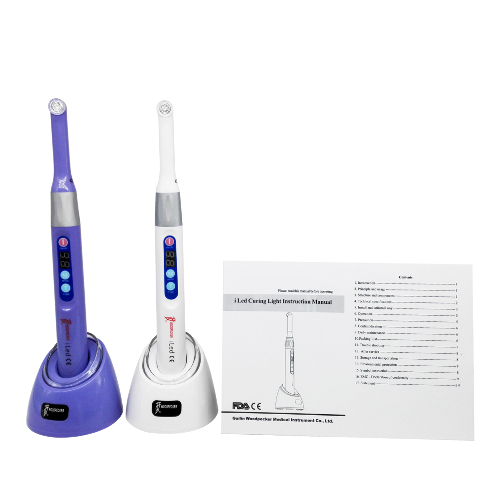 Dental Woodpecker I LED Wireless LED Curing Light 1S Curing 2300 mw/CM2 Genuine