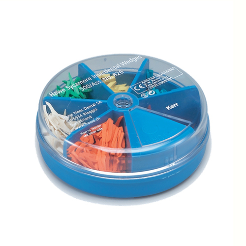 Dental Kerr Wedge Hawe Sycamore Interdental Wedges Dispenser 500pcs Assorted