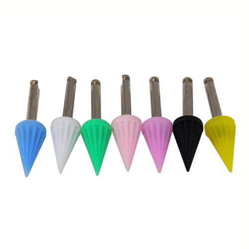 Dental Polishing Polisher Tapered Umbrella Sharp Shape Mixed Color
