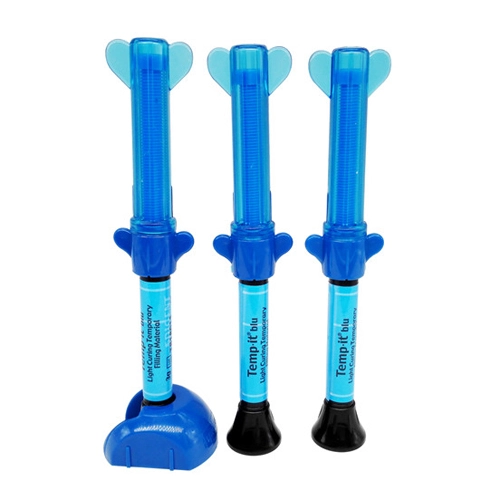 SPIDENT Temp·it Blu Light-Curing Temporary Filling Material Composite 3g Dental