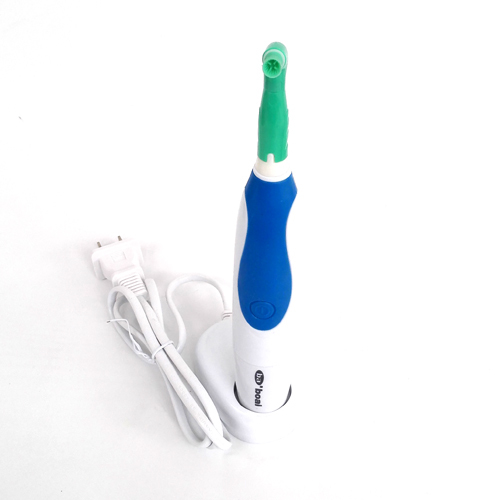 Dental Portable Hygiene Handpiece Cordless Rechargeable Green/Blue + 10 prophy angles