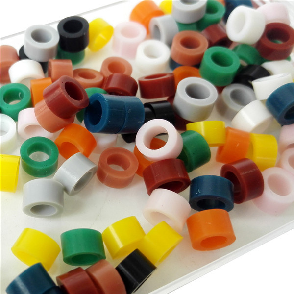 120Pcs/Box Silicone Color CODE RING Band Small Assorted Dental Instrument Autoclavable