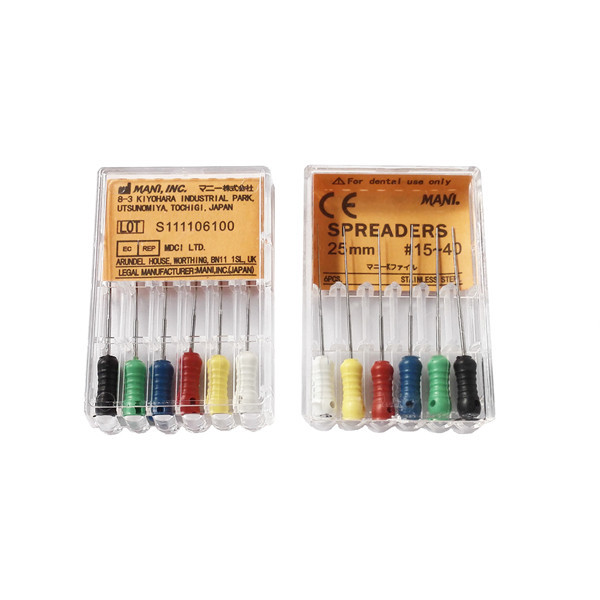 MANI SPREADERS Dental Endodontic Endo Root Canal Files Stainless Steel