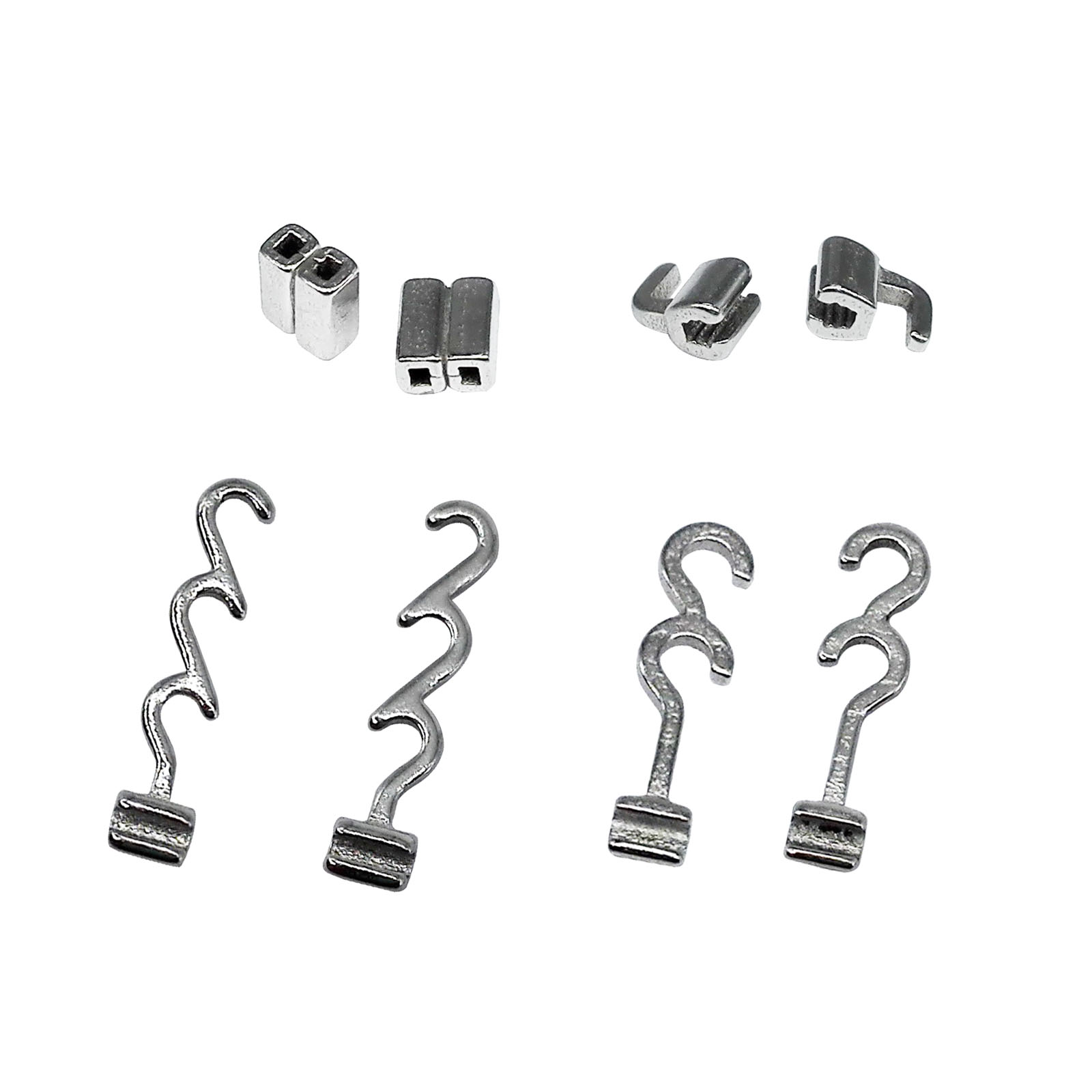 Dental Orthodontic Crimpable Hooks MultiFunction/Curved/Sliding/Double