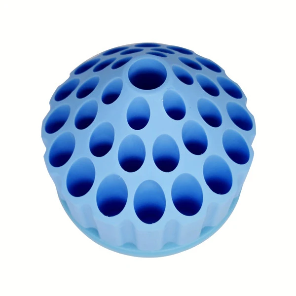 Dental 360 Degree Rotation Polishing Burs Storage Holder 35Holes Blue