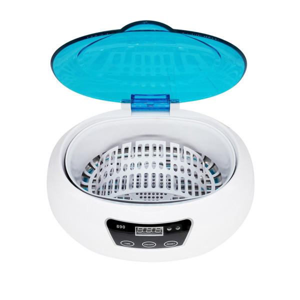 JP-890 Digital Ultrasonic Cleaner Machine Basket Jewelry Watches 600ml