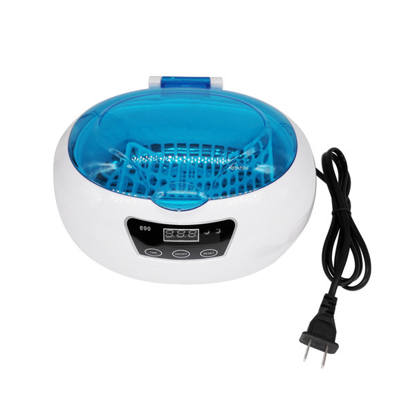 JP-890 Digital Ultrasonic Cleaner Machine Basket Jewelry Watches 600ml