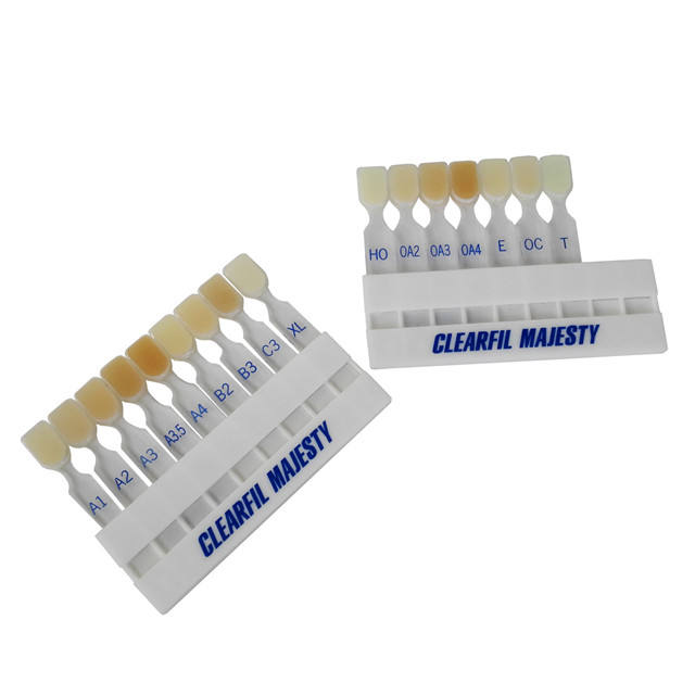 CLEARFIL MAJESTY DENTAL TEETH BLEACHING WHITENING SHADE GUIDE