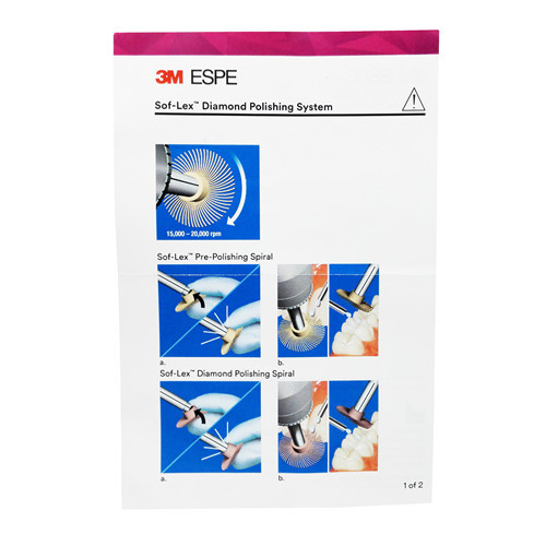 3M ESPE Dental Sof-Lex Diamond Sprial Polishing Wheels Composite 10pcs/pk