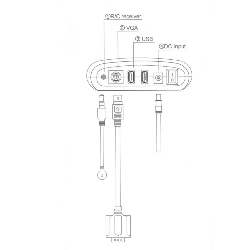 Dental VGA USB DC Split Type Intraoral Camera Intra Oral System