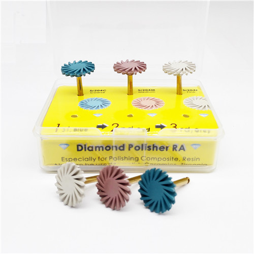 Dental Composite Resin Polishing Disc Kit Spiral Flex Tooth Polisher Burs