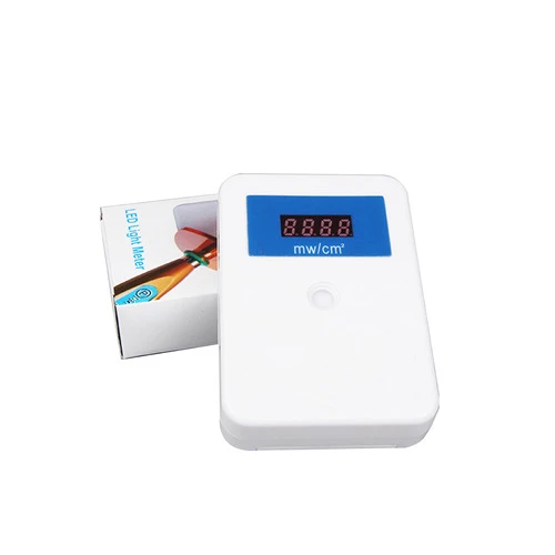 Dental Curing Light Meter Led Digital Display Light Meter Tester White