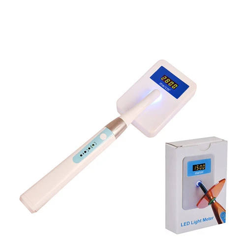 Dental Curing Light Meter Led Digital Display Light Meter Tester White