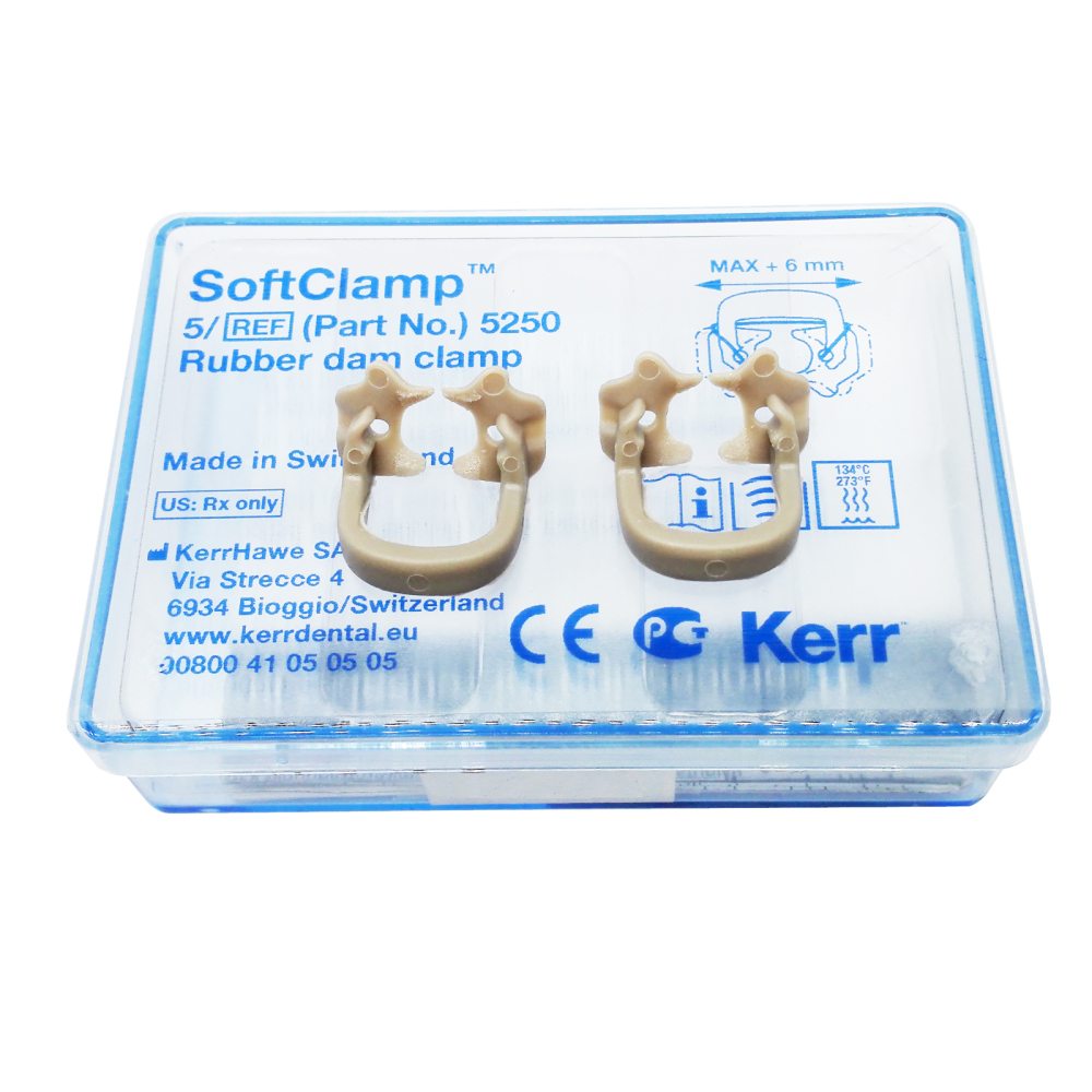 Dental Kerr Soft Clamp Universal Rubber Dam Sundries Molar Teeth Polymer