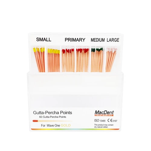 MacDent Dental Gutta Percha Points Refills Endodontic Root Canal for WAVEONE Gold