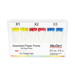 MacDent Dental Absorbent Paper Points For Protaper Next X1 X2 X3