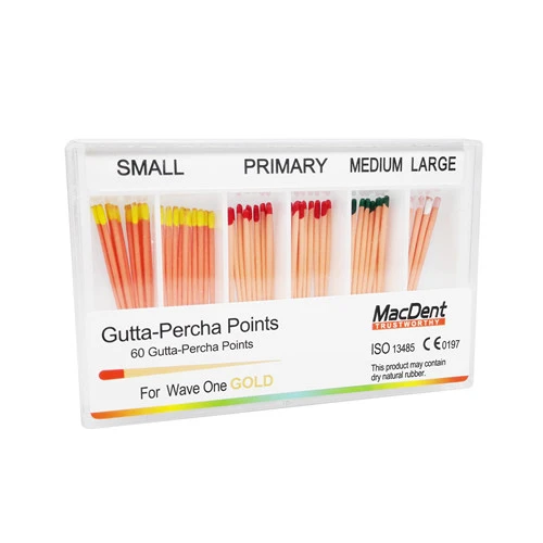 MacDent Dental Gutta Percha Points Refills Endodontic Root Canal for WAVEONE Gold