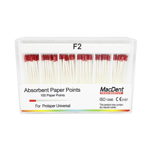 MacDent Absorbent Paper Points Dental For Protaper Root Canal Files