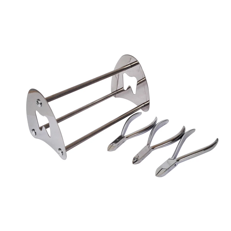 Dental Stainless Steel Stand Holder for Orthodontic Rack Pliers Forceps Scissors