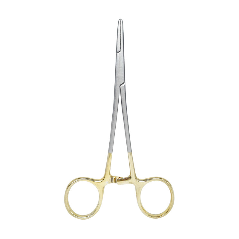 NeedleLocking Needle Holder Forceps Gold Holder Forceps Gold 13cm