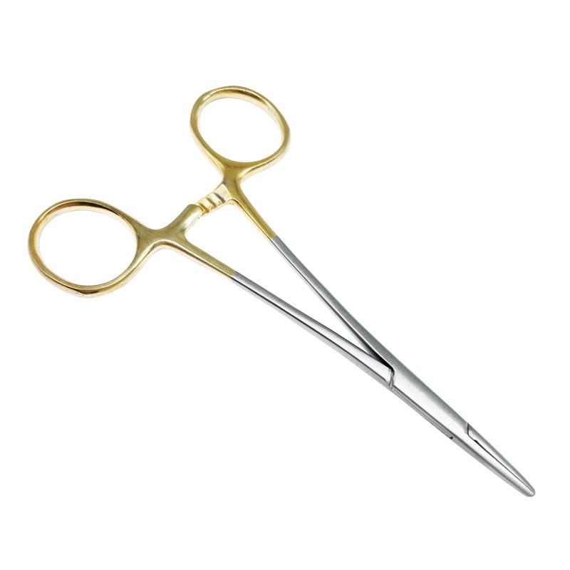 NeedleLocking Needle Holder Forceps Gold Holder Forceps Gold 13cm