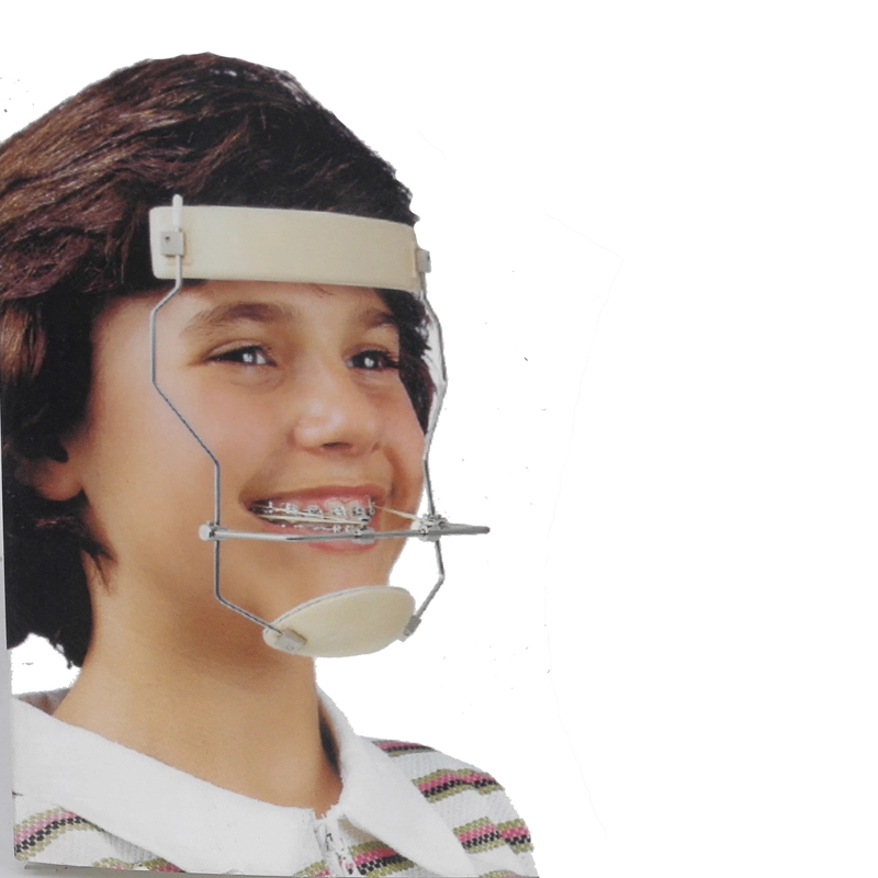 Dental Orthodontic adjustable Re verse-Pull Headgear