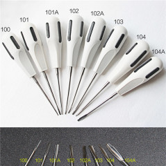 8pcs Dental Surgical Tooth Extraction Root Elevators Luxating Apical Root Tip