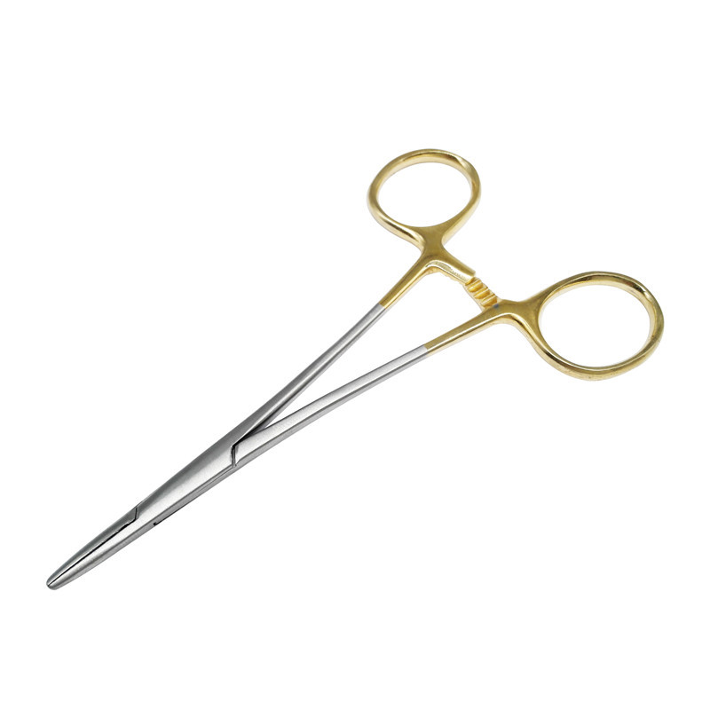 NeedleLocking Needle Holder Forceps Gold Holder Forceps Gold 13cm