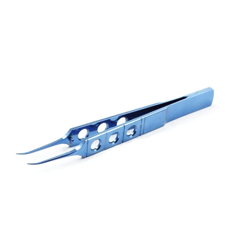 Titanium Forceps Hold Tweezer Micro Surgery Tool Medical Straight Curved 11cm