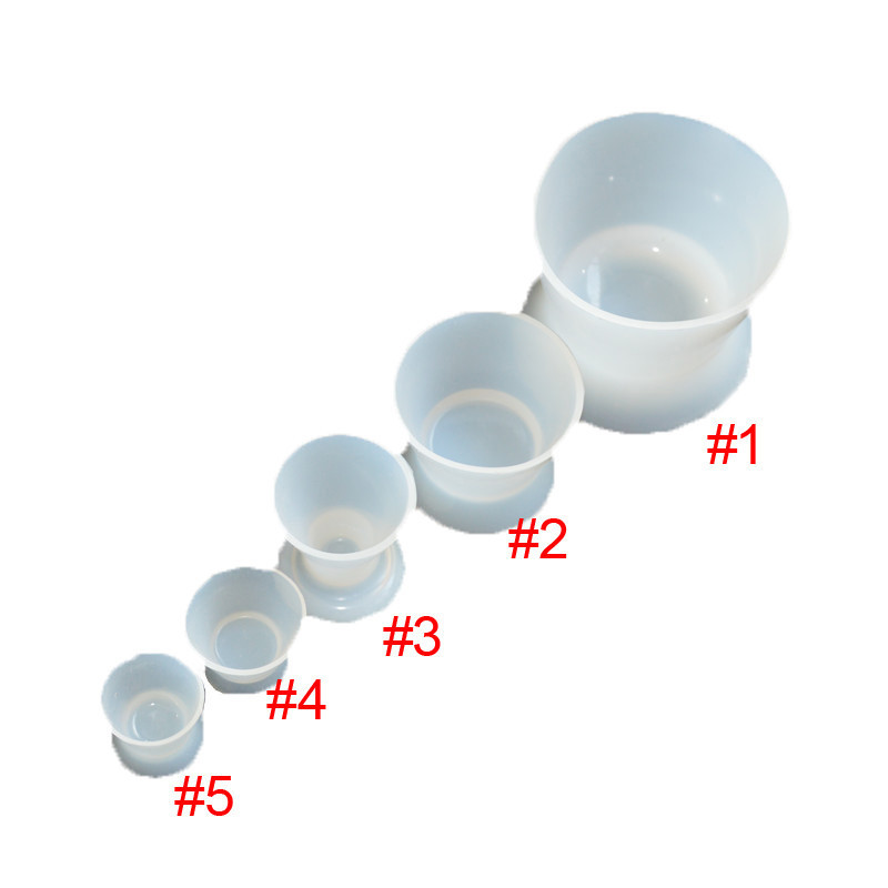 Dental Mixing Dappen Dish Silicone Acrylic Cup Bottom Flexible Non-Stick  Bowl,Disposable