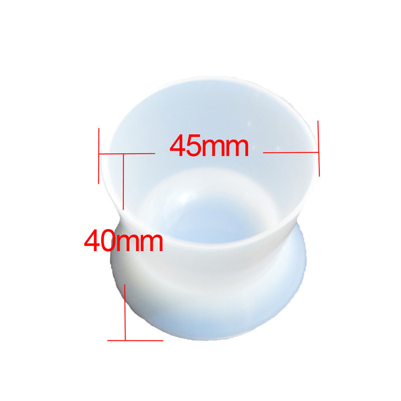 Dental Mixing Dappen Dish Silicone Acrylic Cup Bottom Flexible Non-Stick Bowl