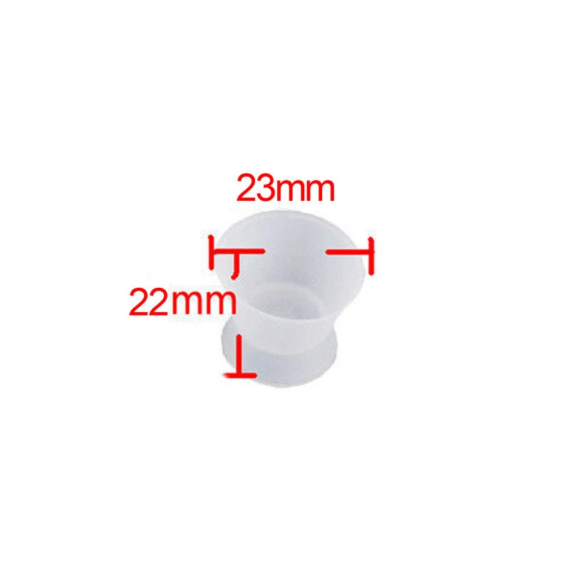 Dental Mixing Dappen Dish Silicone Acrylic Cup Bottom Flexible Non-Stick Bowl